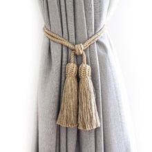 Jute Interlace Curtain Tieback